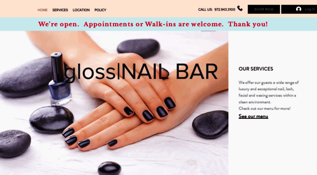 glossnailbar.com