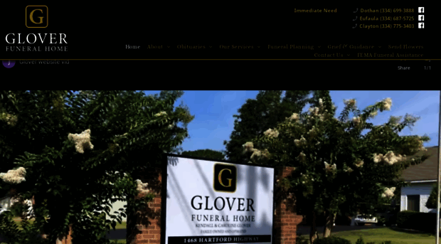 gloverfuneral.com