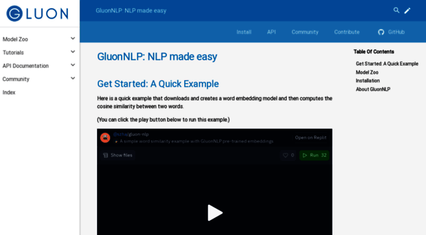 gluon-nlp.mxnet.io