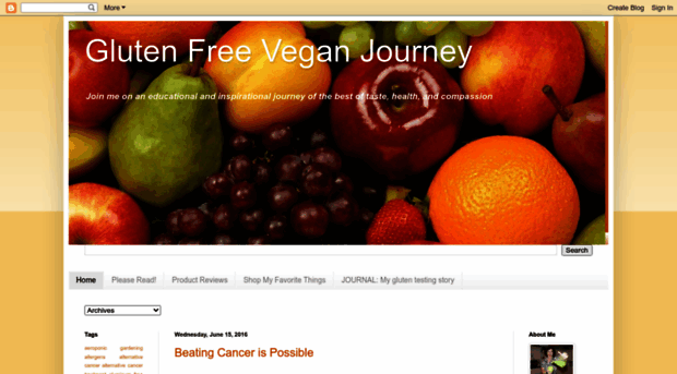 glutenfreeveganjourney.blogspot.com