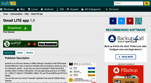 gmail-lite-app.soft112.com