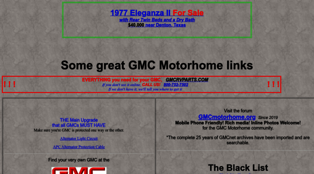 gmcmotorhomes.com