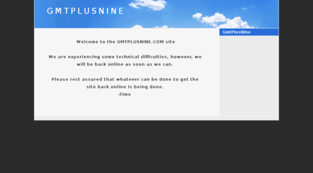 gmtplusnine.com