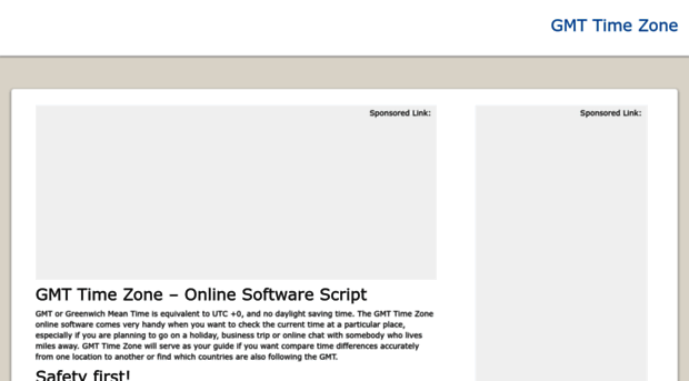 gmttimezone.com