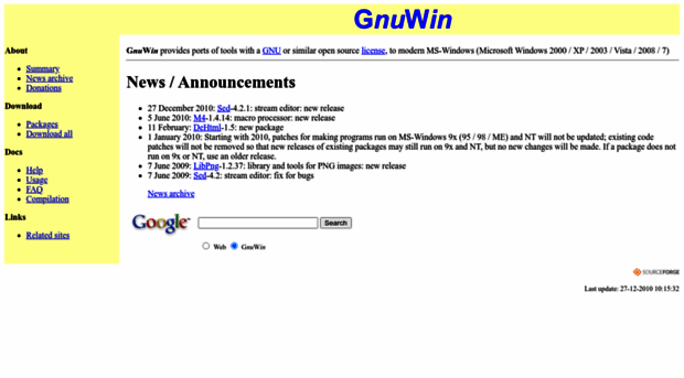 gnuwin32.sourceforge.net