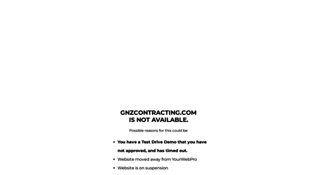 gnzcontracting.com