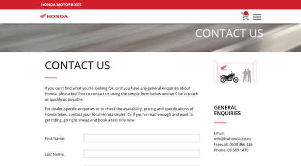 go.hondamotorbikes.co.nz