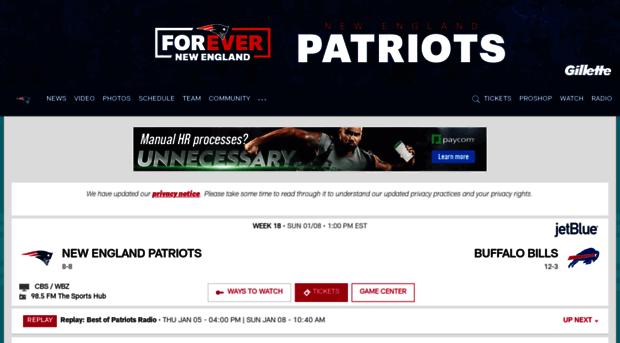 go.patriots.com