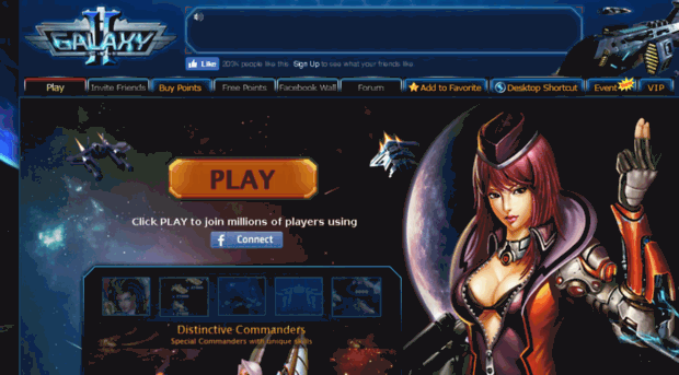 IGG has presented Galaxy Online II, its newest browser game