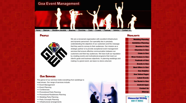 goaeventmanagement.com