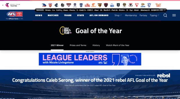 goaloftheyear.afl