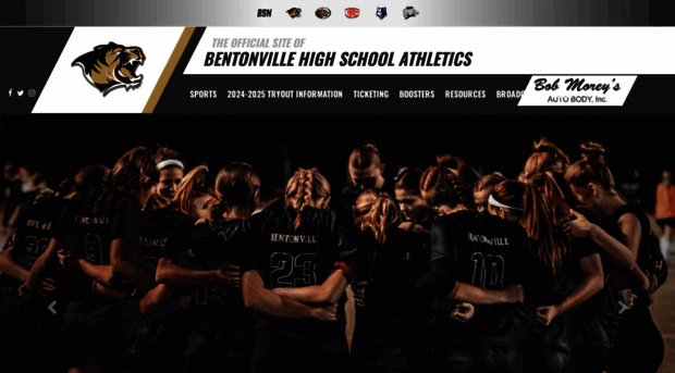 gobentonvilletigers.com