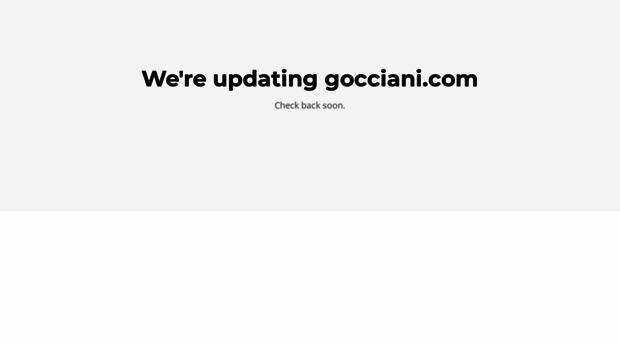 gocciani.com