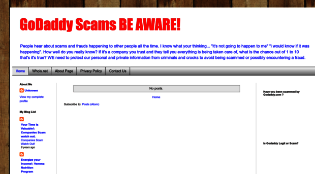 godaddyscams.blogspot.com