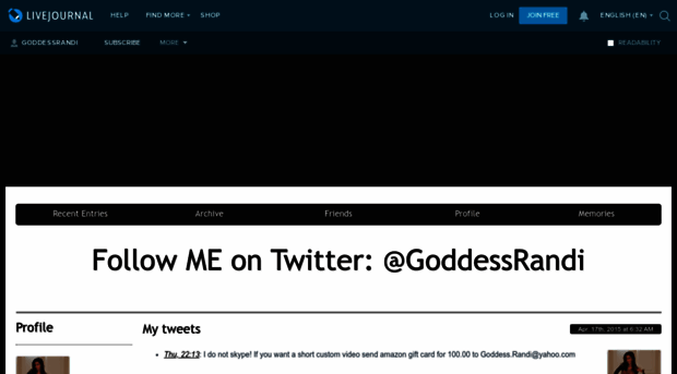 goddessrandi.livejournal.com