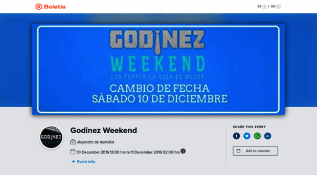 godinez-weekend.boletia.com