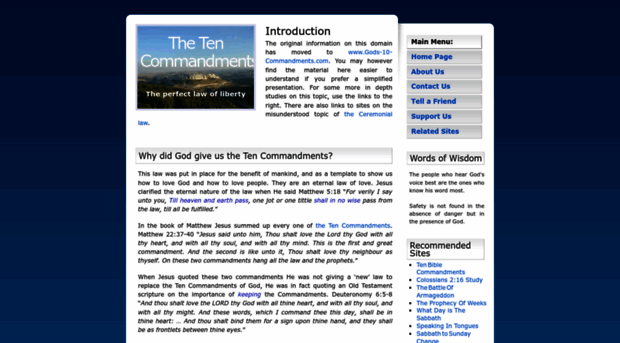 gods10commandments.com