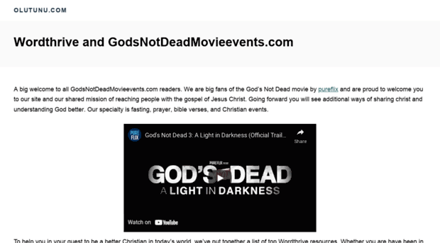 godsnotdeadmovieevents.com