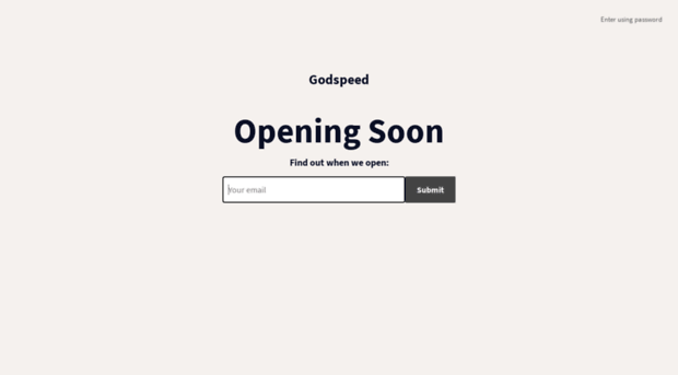 godspeedstore.com