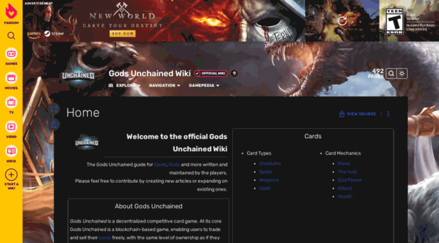 godsunchained.gamepedia.com