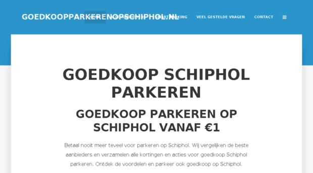 goedkoopparkerenopschiphol.nl