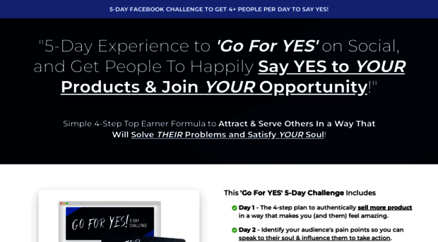 goforyeschallenge.com