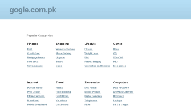 gogle.com.pk