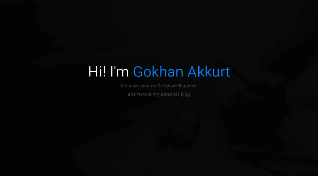 gokhanakkurt.com