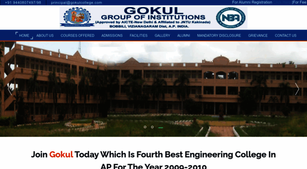 gokulcollege.com