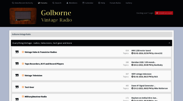 golbornevintageradio.co.uk