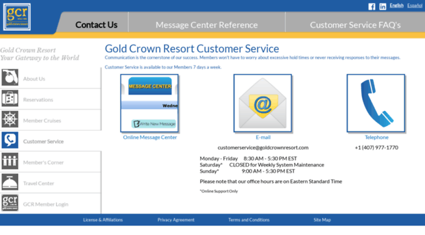 gold-crown-resort-customer-service.com