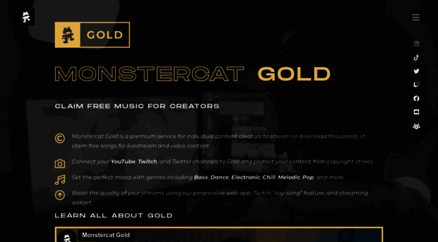 gold.monstercat.com