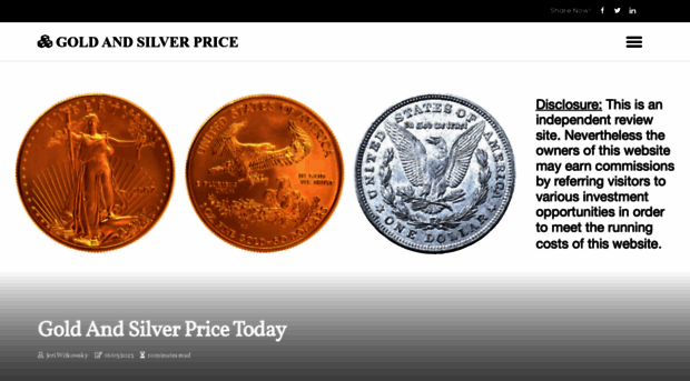 goldandsilverprice.today