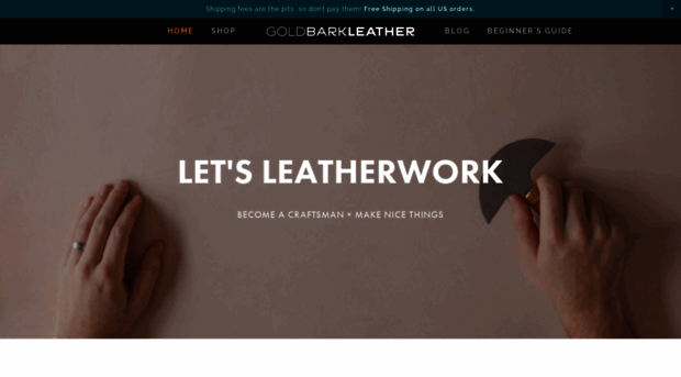 goldbarkleather.com