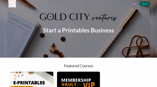 goldcityventures.teachable.com