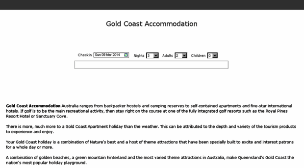 goldcoastaccommodation.com