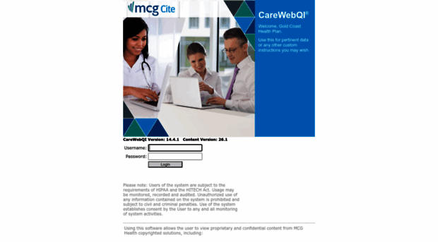 goldcoasthealthplan.carewebqi.com