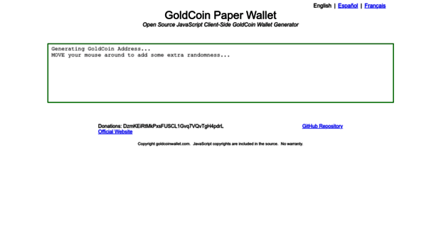 goldcoinwallet.com