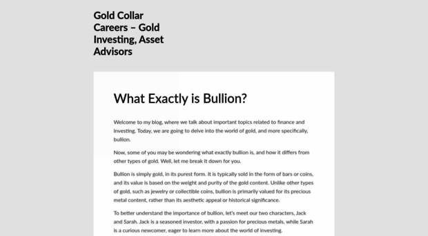 goldcollarcareers.com