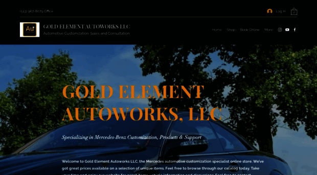 goldelementautoworks.com