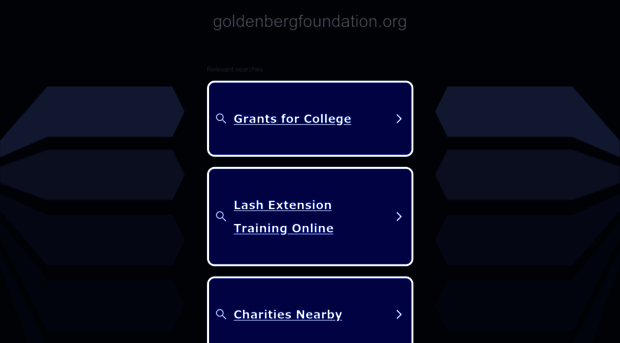 goldenbergfoundation.org