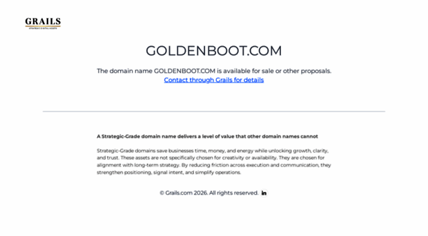 goldenboot.com