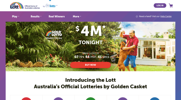 gold lotto official site