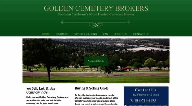 goldencemeterybrokers.com