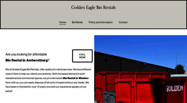 goldeneaglebinrentals.com