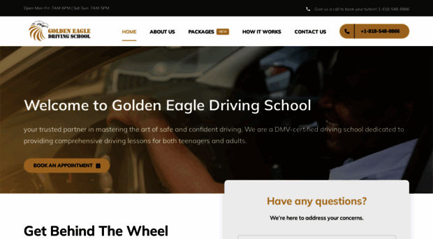 goldeneagledrivingschool.com