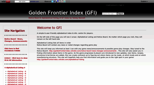 goldenfrontierindex.wikidot.com