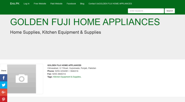 goldenfujihomeappliances.enic.pk