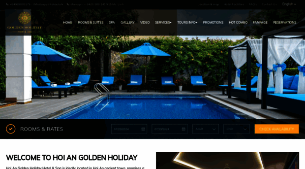 goldenholidayhoianhotel.com