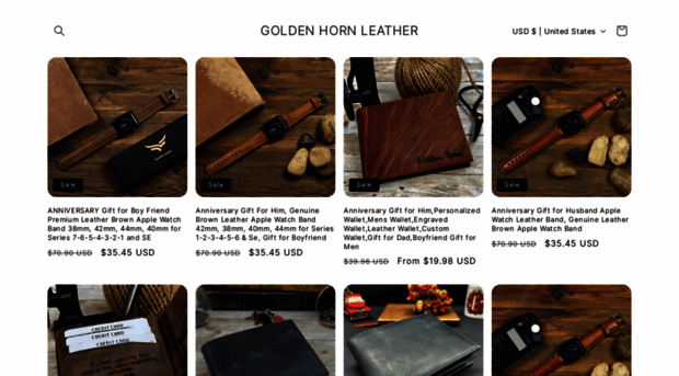 goldenhornleather.com